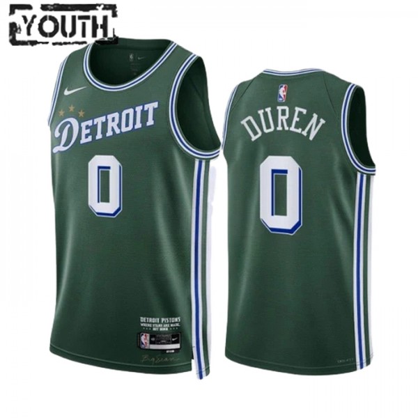 Detroit Pistons Trikot jalen duren 0 Nike 2022-23 City Edition Grün Swingman - Kinder Detroit Pistons Trikot jalen duren 0 Nike 2022-23 City Edition Grün Swingman - Kinder